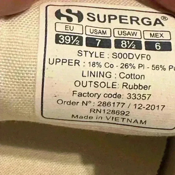 Superga Silver Metallic Camo Lace Up Sneakers Women’s 8.5 Men’s 7 - Picture 9 of 9